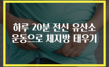 하루 20분 전신 유산소 운동으로 체지방 태우기