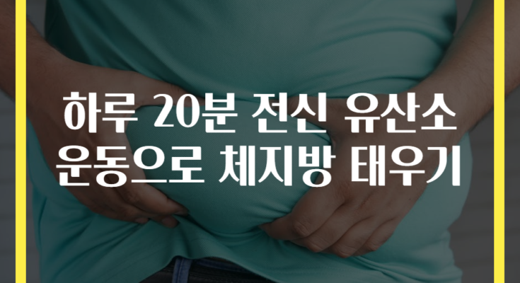하루 20분 전신 유산소 운동으로 체지방 태우기
